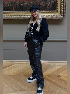 Faux Leather Pants